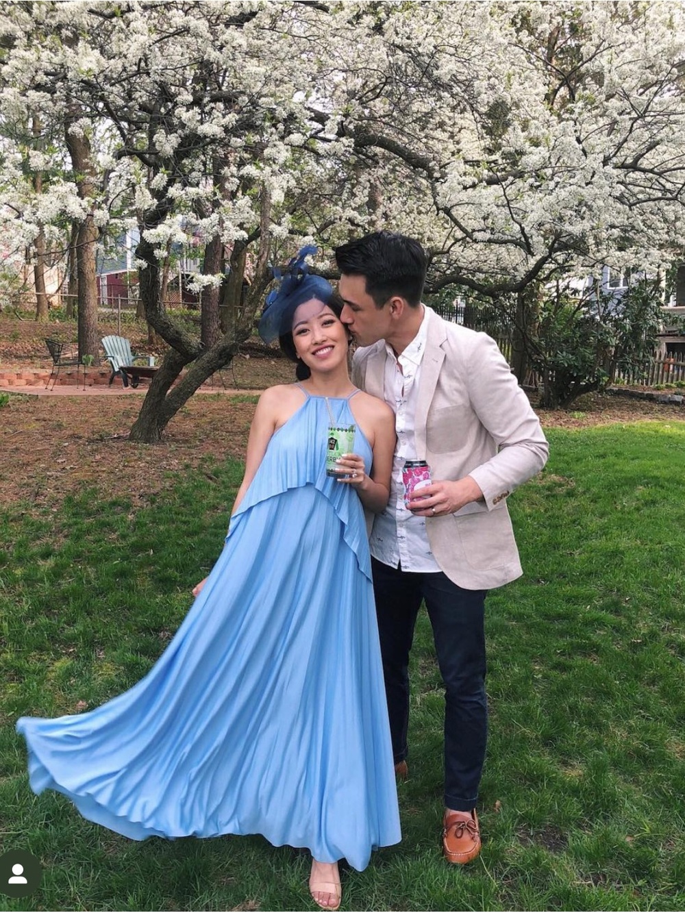 NWT ASOS Light Sky Blue Pleated Maxi Influencer Dress with Cascade Overlay Sz 0 - Picture 11 of 11